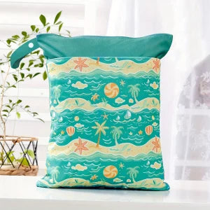 Sac à Couches Imperméable Bébé – Pochette Lavable Zippée pour Poussette et Voyage