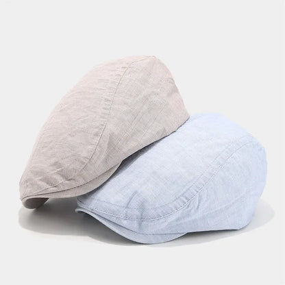 Casquette Plate Unisexe en Coton – Style Peintre Intemporel