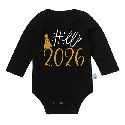 Body Bébé "Hello 2026" - Tenue Nouvel An | Coton Douceur