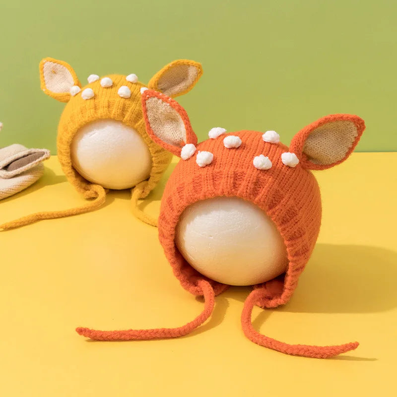 Bonnet Hiver Tricoté "Petites Oreilles Douces" – Chapeau Chaud Bébé | Cocooning