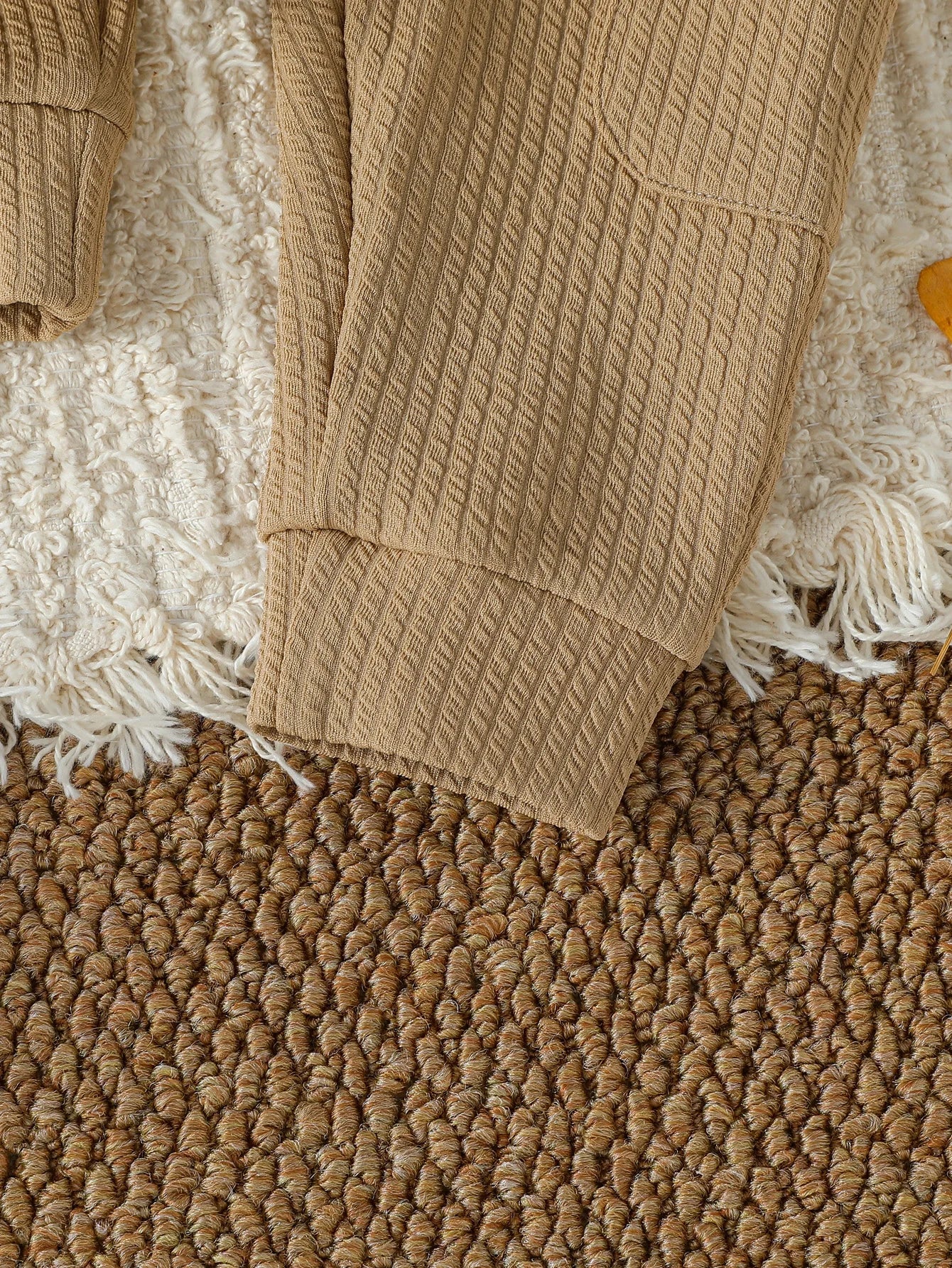 Ensemble Petit Ourson Douillet – Confort d’Automne pour Bébé Garçon