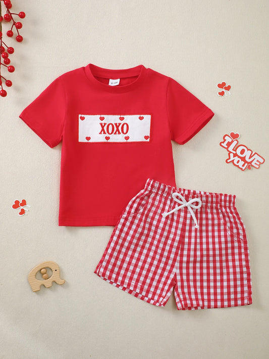 Ensemble bébé & enfant « XOXO » – Spécial Saint-Valentin | Adorable