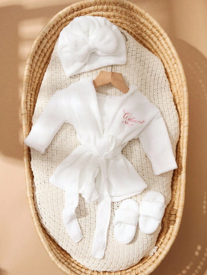 Ensemble Photo Bébé Fille Spa - 4 pièces (Nouveau-né) | Adorable