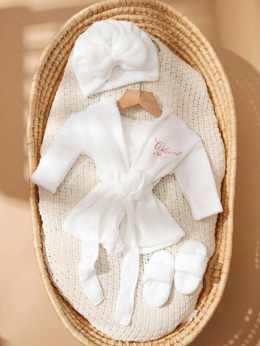 Ensemble Photo Bébé Fille Spa - 4 pièces (Nouveau-né) | Adorable