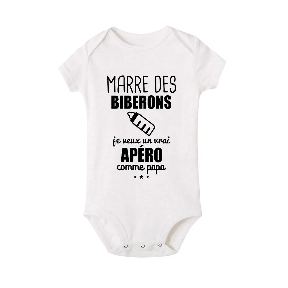 Body humour bébé – Marre des biberons