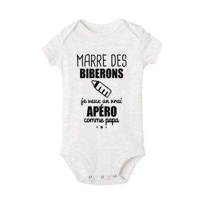 Body humour bébé – Marre des biberons