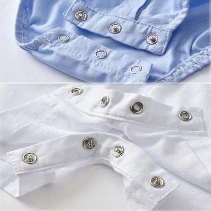 Body Chemise Rayé Bleu + Short Bretelles