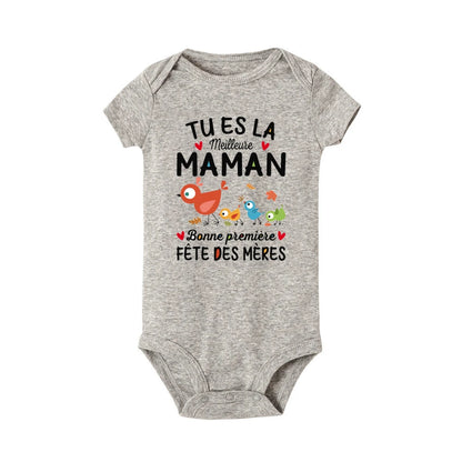 Body Bébé Meilleure Maman 1ère Fête des Mères Photo™