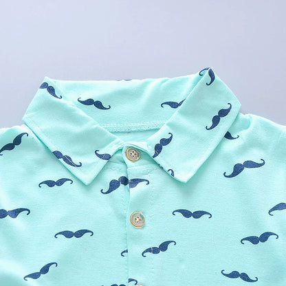 Ensemble Petit Gentleman d’Été – Confort et Charme au Soleil