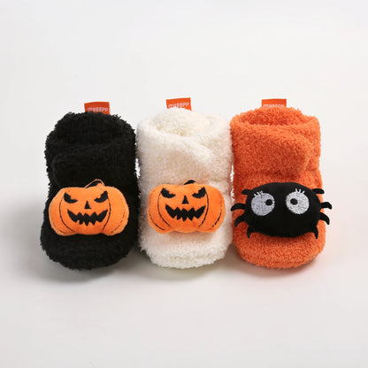 chaussons citrouille bébé Halloween