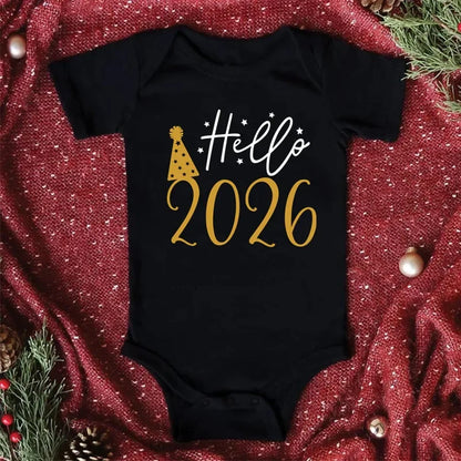 Body Bébé "Hello 2026" - Tenue Nouvel An | Coton Douceur