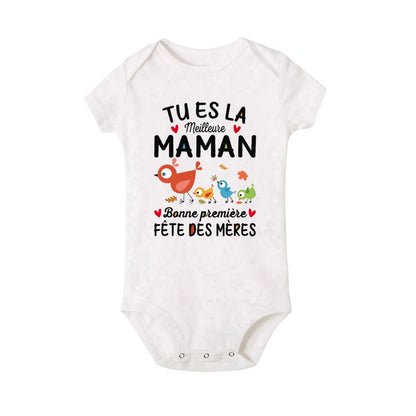 Body Bébé Meilleure Maman 1ère Fête des Mères Photo™