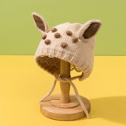 Bonnet Hiver Tricoté "Petites Oreilles Douces" – Chapeau Chaud Bébé | Cocooning