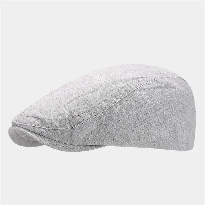 Casquette Plate Unisexe en Coton – Style Peintre Intemporel