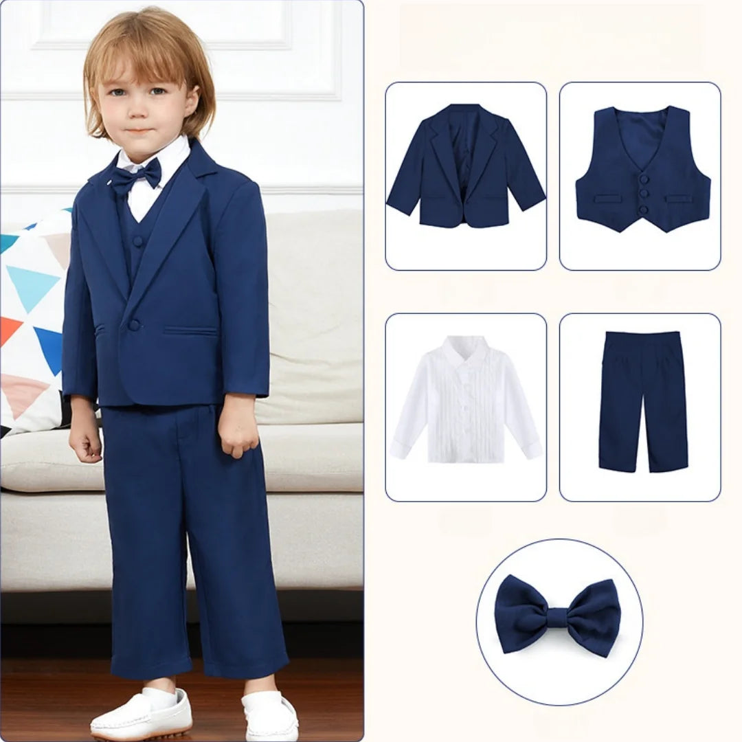 Ensemble Cérémonie Petit Prince – Costume Bébé Baptême & Mariage