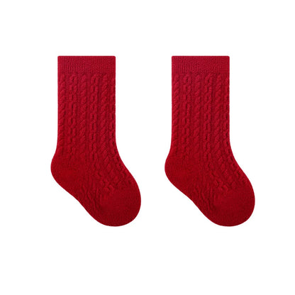 Chaussettes Hiver Bébé « Petits Pas de Noël » – Ultra Douces & Chaudes