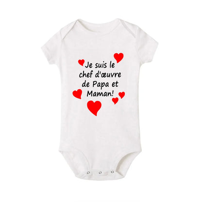 Barboteuse Bébé Chef d'Œuvre Photo Parents Cadeau™