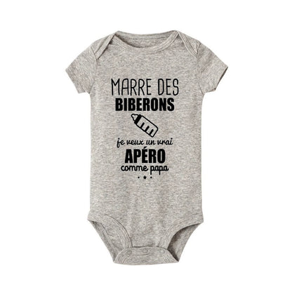 Body humour bébé – Marre des biberons