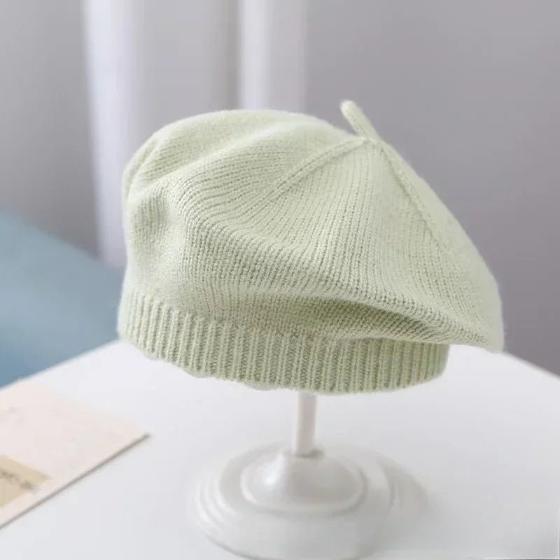 Béret Tricoté pour Bébé – Bonnet Doux Automne - Hiver en Couleurs Tendances - Bébé pour toujours