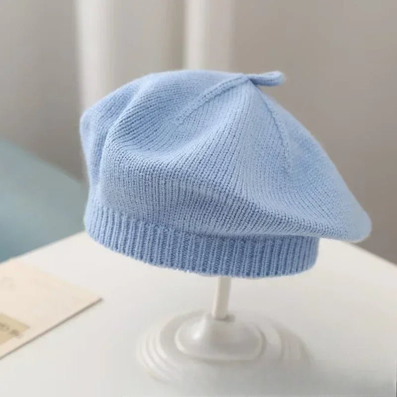 Béret Tricoté pour Bébé – Bonnet Doux Automne - Hiver en Couleurs Tendances - Bébé pour toujours