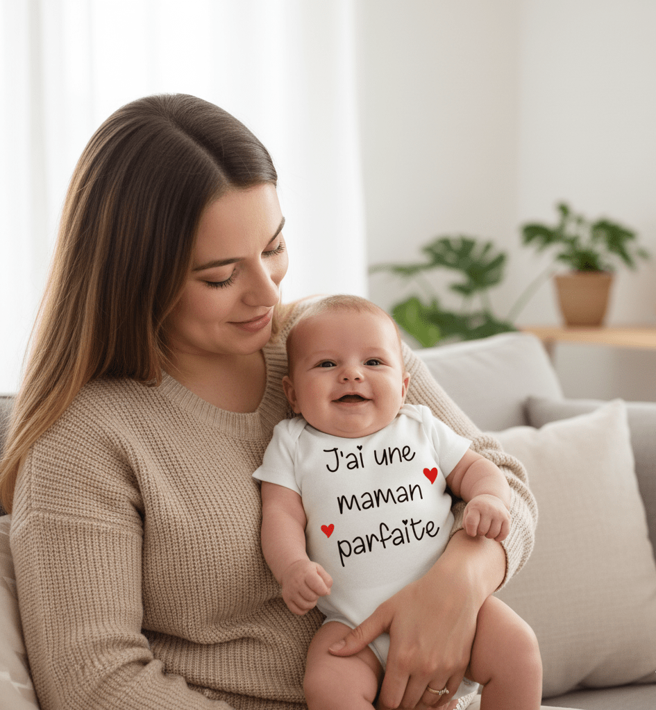 Body Bébé J'ai une Maman Parfaite Photo Cadeau Fête des Mères™ - Bébé pour toujours