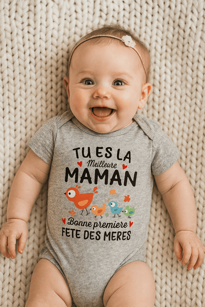 Body Bébé Meilleure Maman 1ère Fête des Mères Photo - Bébé pour toujours