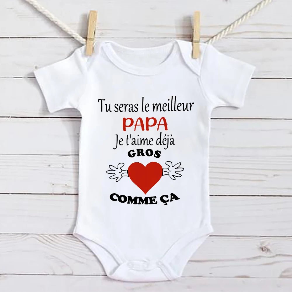 Body Bébé Personnalisé – Gros Amour Pour Papa™ - Bébé pour toujours