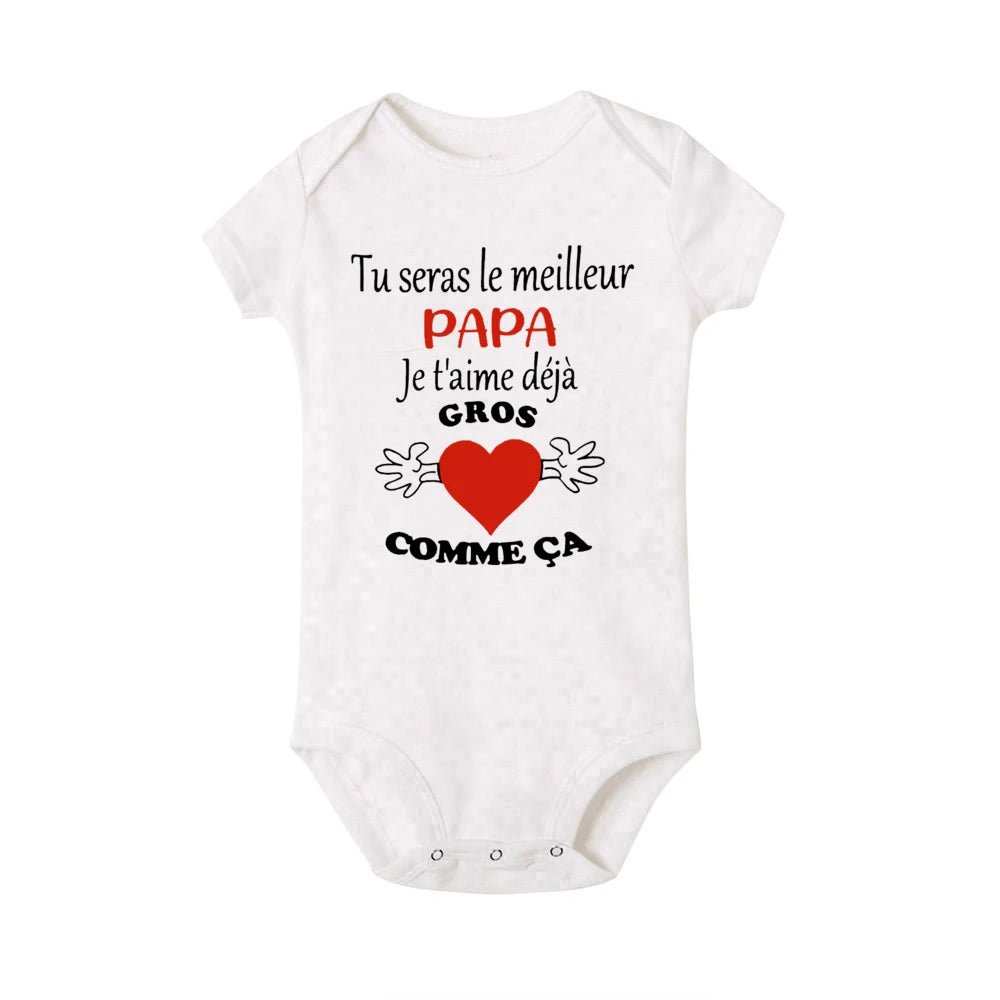 Body Bébé Personnalisé – Gros Amour Pour Papa™ - Bébé pour toujours