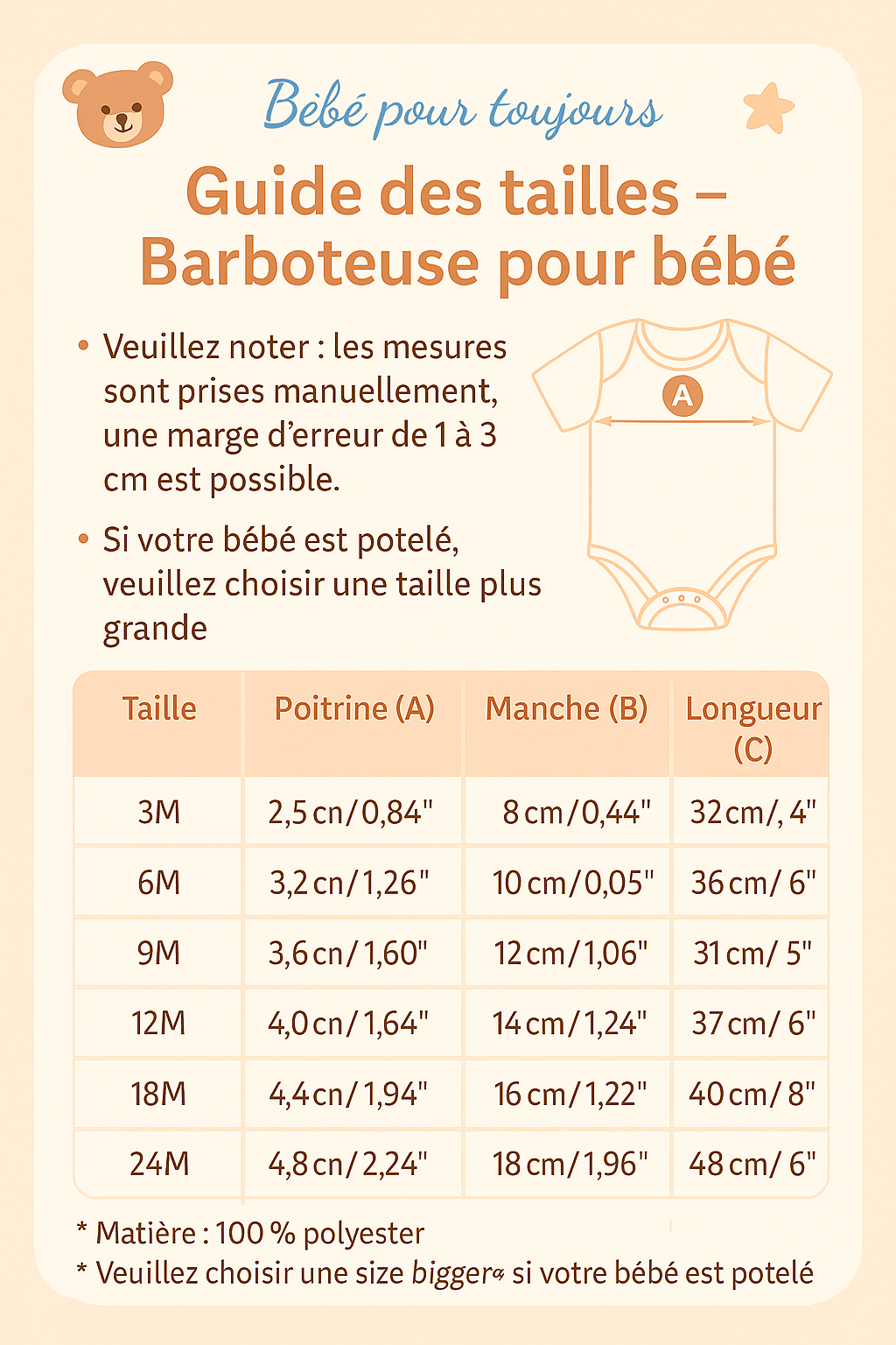 Body Manche Longue Joyeux Anniversaire Papa - Bébé pour toujours
