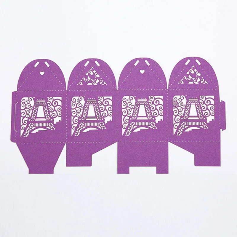 Boîtes Cadeaux Tour Eiffel Photo Anniversaire Fête Bébé - Bébé pour toujours