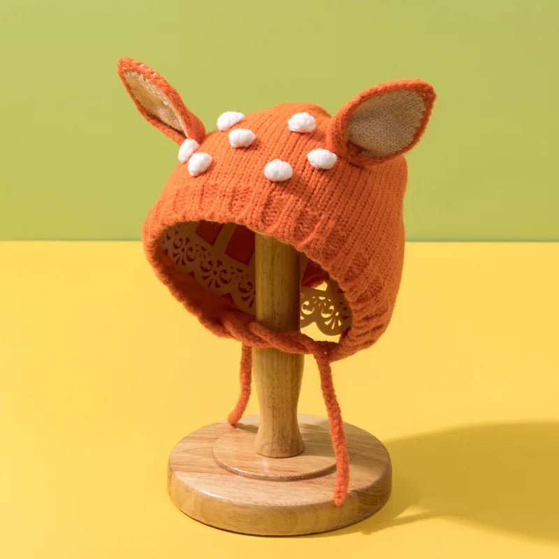 Bonnet Hiver Tricoté "Petites Oreilles Douces" – Chapeau Chaud Bébé | Cocooning - Bébé pour toujours