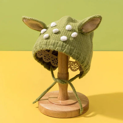 Bonnet Hiver Tricoté "Petites Oreilles Douces" – Chapeau Chaud Bébé | Cocooning - Bébé pour toujours