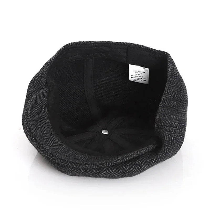 Casquette rétro bébé "Petit Parisien" – Style Octogonal Unisexe en Coton et Lin - Bébé pour toujours
