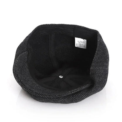 Casquette rétro bébé "Petit Parisien" – Style Octogonal Unisexe en Coton et Lin - Bébé pour toujours