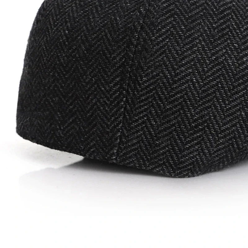 Casquette rétro bébé "Petit Parisien" – Style Octogonal Unisexe en Coton et Lin - Bébé pour toujours