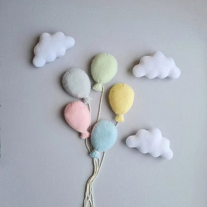 Ciel de Rêve – Kit Ballons & Nuages pour Séance Photo Bébé. - Bébé pour toujours