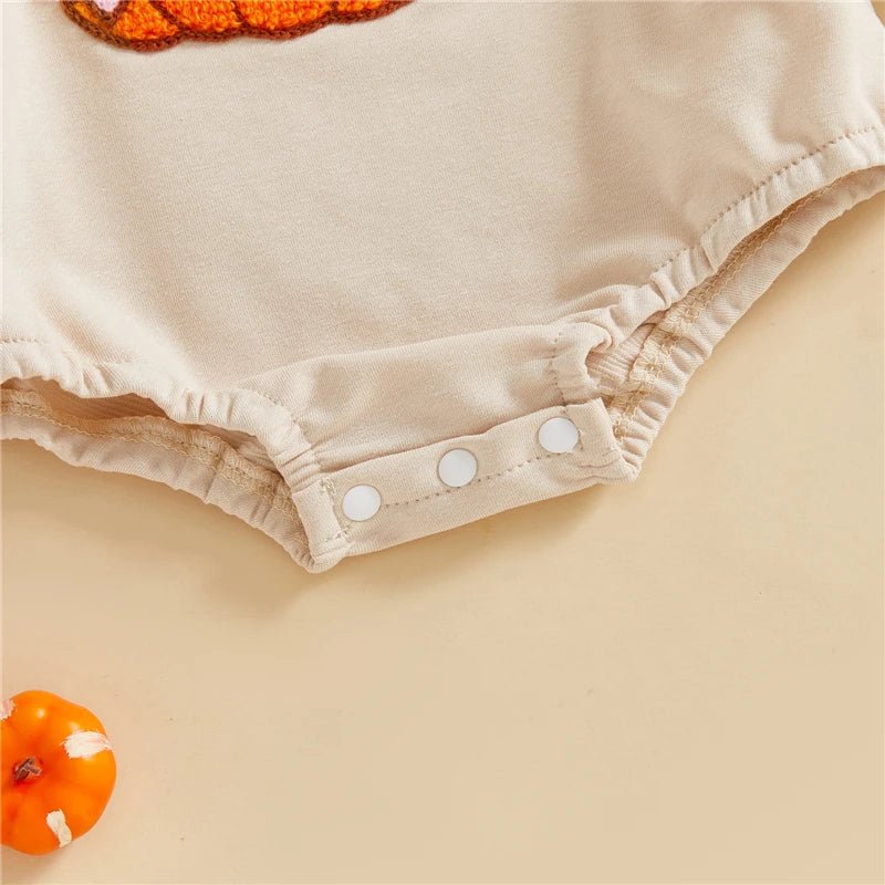Combinaison brodée bebe citrouille - Bébé pour toujours