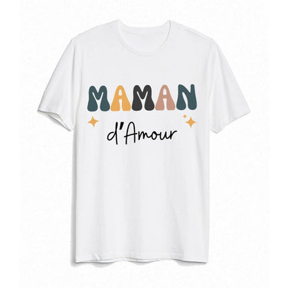 Ensemble assorti T-Shirt & Body Famille Rétro – “Team d’Amour”™ - Bébé pour toujours