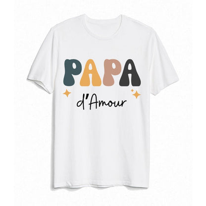 Ensemble assorti T-Shirt & Body Famille Rétro – “Team d’Amour”™ - Bébé pour toujours