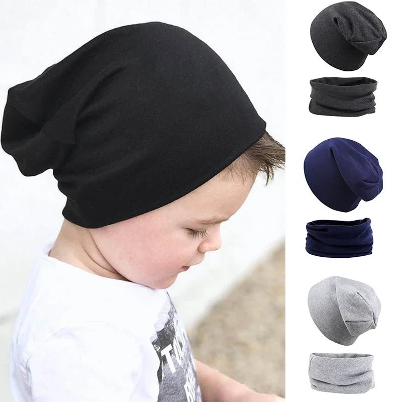 Ensemble Bonnet & Tour de Cou Bébé StreetSoft - Style et Douceur | Coton+ - Bébé pour toujours