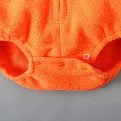 Grenouillère à Capuche Citrouille + Leggings Rayés - Bébé pour toujours