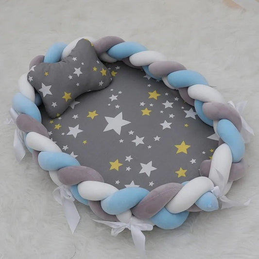 Nid Bébé Tressé Coton Portable Photo Câlin - Bébé pour toujours