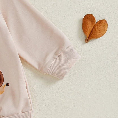 Tenue Anniversaire Garçon Imprimé Animalier Sweat Pantalon Photo - Bébé pour toujours