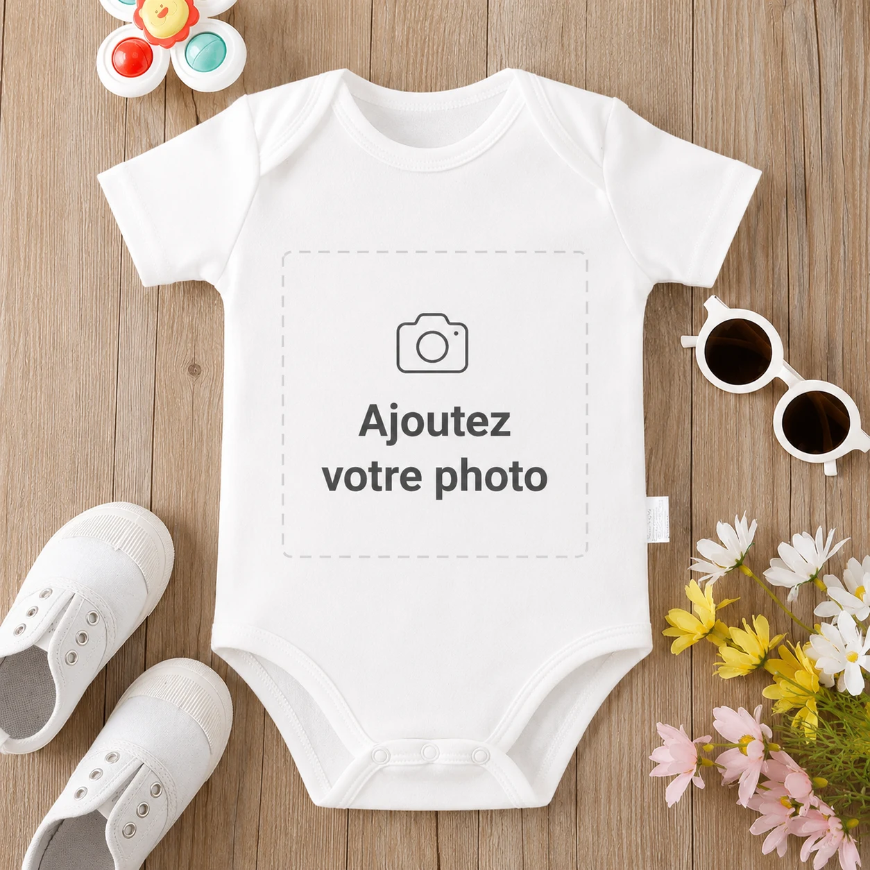 Body bébé photo personnalisée — votre plus beau souvenir imprimé